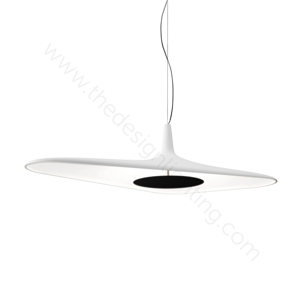 Pendant design lamp  Soleil Noir by Luceplan (White)