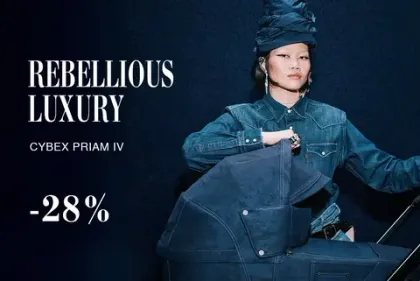 Скидка 75700 рублей на коляску Cybex Priam IV Rebellious Luxury Denim Blue