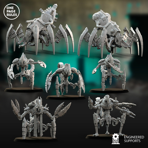Xenos Armies Necrons Skorpekh Destroyers Hexmark Destroyer Canoptek Spyder 1 шт. миниатюра для dnd, днд, pathfinder, фентези, Настольная игра, НРИ, Варгейм, РПГ