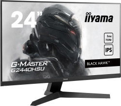 Монитор Iiyama 24;; G2440HSU-B1 1920x1080 IPS LED 75Гц 1ms FreeSync HDMI DisplayPort