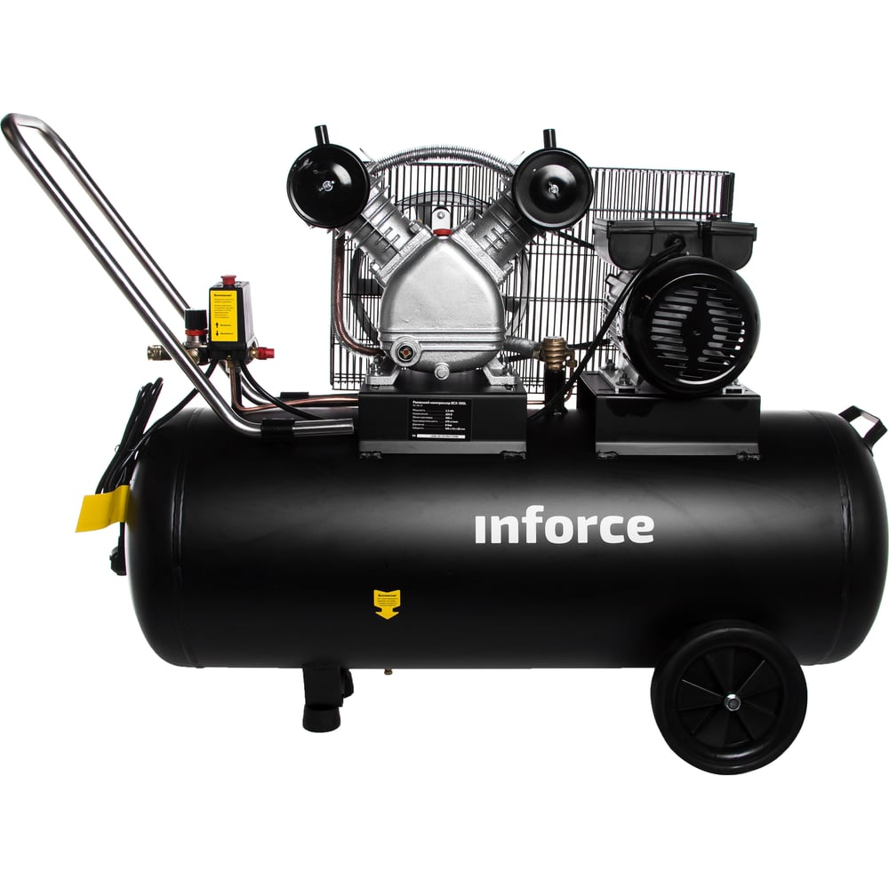 Ременной компрессор (100 л; 10 бар; 510 л/мин) Inforce BCX-100L 04-06-31