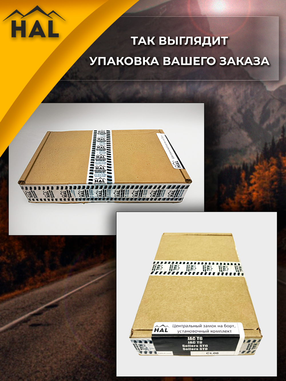 Комплект для подключения заднего борта к центральному замку JAC T8