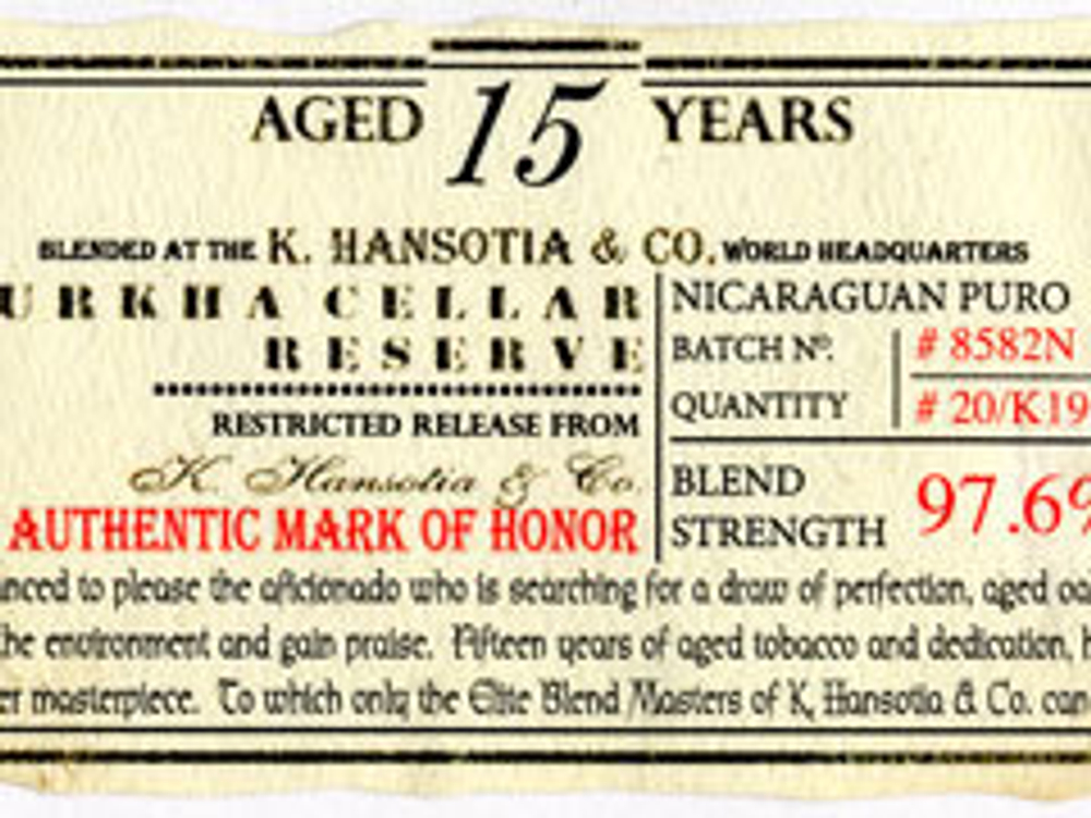 Gurkha Cellar Reserve 15 Years Koi Perfecto