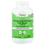 Vitacost, Borage and Safflower Oils Blend, 240 Softgels
