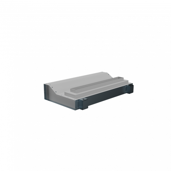 Flexag SHN-1-500-25-W щелевой диффузор с низкопрофильной КСД под гипсокартон, белый