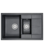 Кухонная мойка Kuppersberg MODENA 60 NL 1,5B1D ANTHRACITE фото 