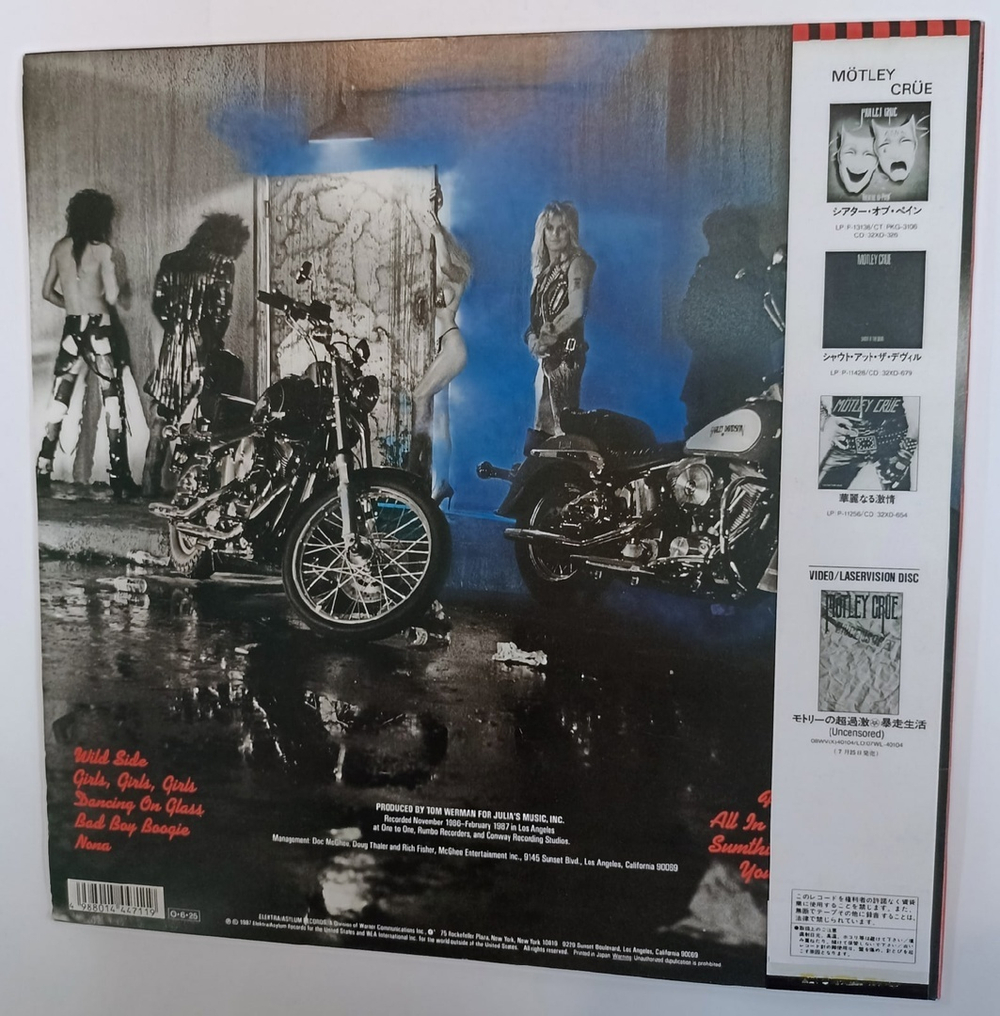 Motley Crue Girls, Girls, Girls (Japan 1987)
