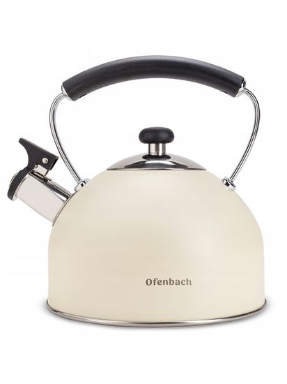 Чайник 2,2 л. из нержавеющей стали со свистком Ofenbach NB 100325