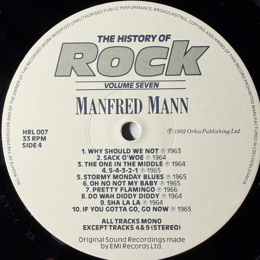 Сборник - The History Of Rock 7 (Чехословакия 1982г.) 2LP