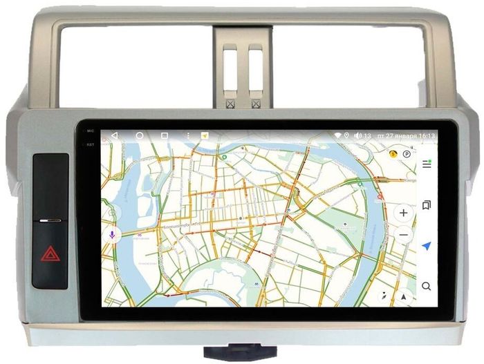 Магнитола для Toyota Land Cruiser Prado 150 2014-2017 - Vaycar VA77-0531-2K на Android 13, Быстрая, 2K QLED, CarPlay,4G SIM-слот