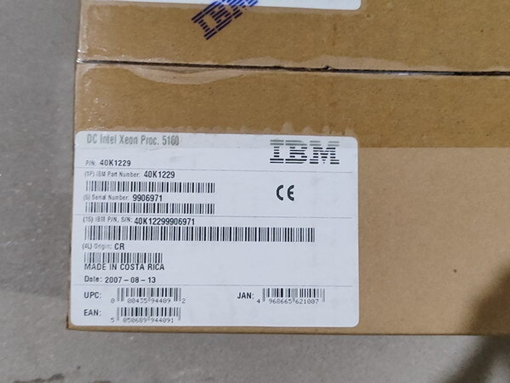 Процессор IBM [Intel] Xeon DC X5160 3000Mhz (1333/4096/1.325v) Socket LGA771 Woodcrest For HS21