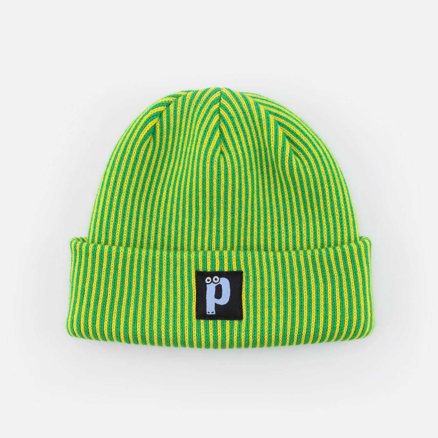 Шапка Postaments Stripes (light green/yellow) артикул: - купить в магазине Дайс