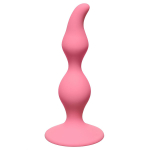 Розовая анальная пробка 12,5см Lola Games First Time Curved Anal Plug Pink 4105-01Lola