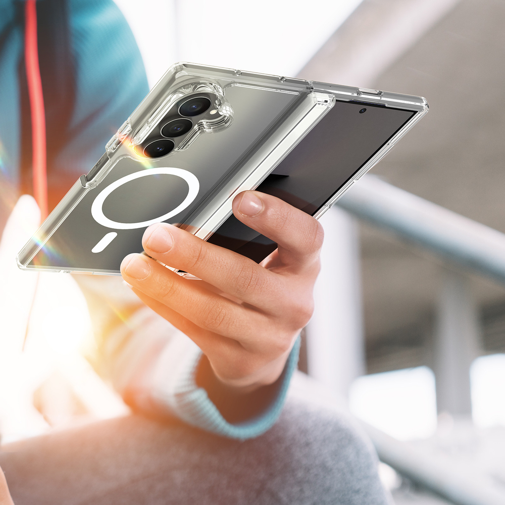 Прозрачный усиленный чехол с MagSafe для Samsung Galaxy Z Fold 8 Ultra, серия Clin Mag Series от Dux Ducis