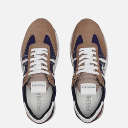 Premiata Conny 5496 синие с коричневым