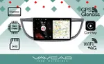 Магнитола для Honda CR-V 4 2012-2016 (большая рамка 10) - Vaycar VA20-0469 на Android 13, 4G SIM-слот