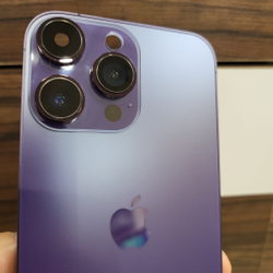 Корпус для iPhone XR в стиле iPhone 14Pro (цвет: Purple Matte)