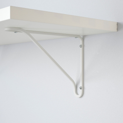 IKEA FÖRLÄGGARE (ИКЕА ФОРЛЭГГАРЕ) — Кронштейн, белый, 18x25 см, фото 3