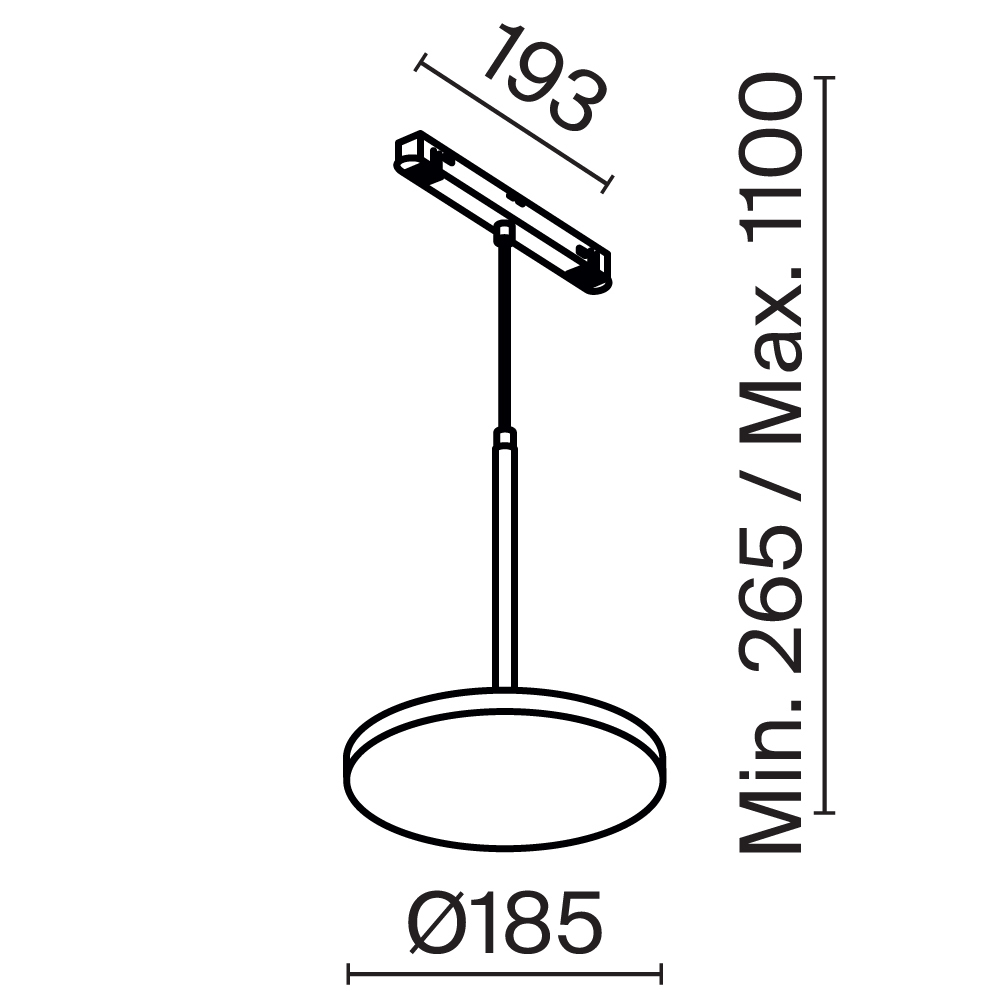 Магнитный трековый светильник Maytoni Plato TR123-2-15W3K-B