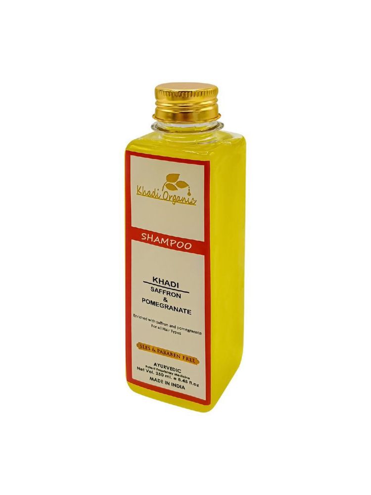 Khadi Organic Шампунь балансирующий с шафраном и гранатом 250 мл