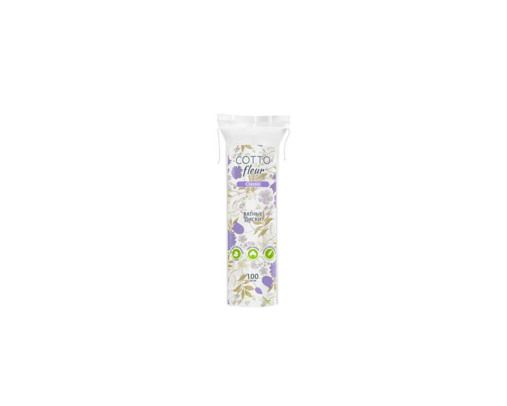 h.Ватные диски Cotto Fleur CLASSIC №100 1*35 шт