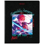 Тетрадь А5, 48 л. BRAUBERG, скоба, клетка, глянцевый лак, "Anime", 404348, 5шт