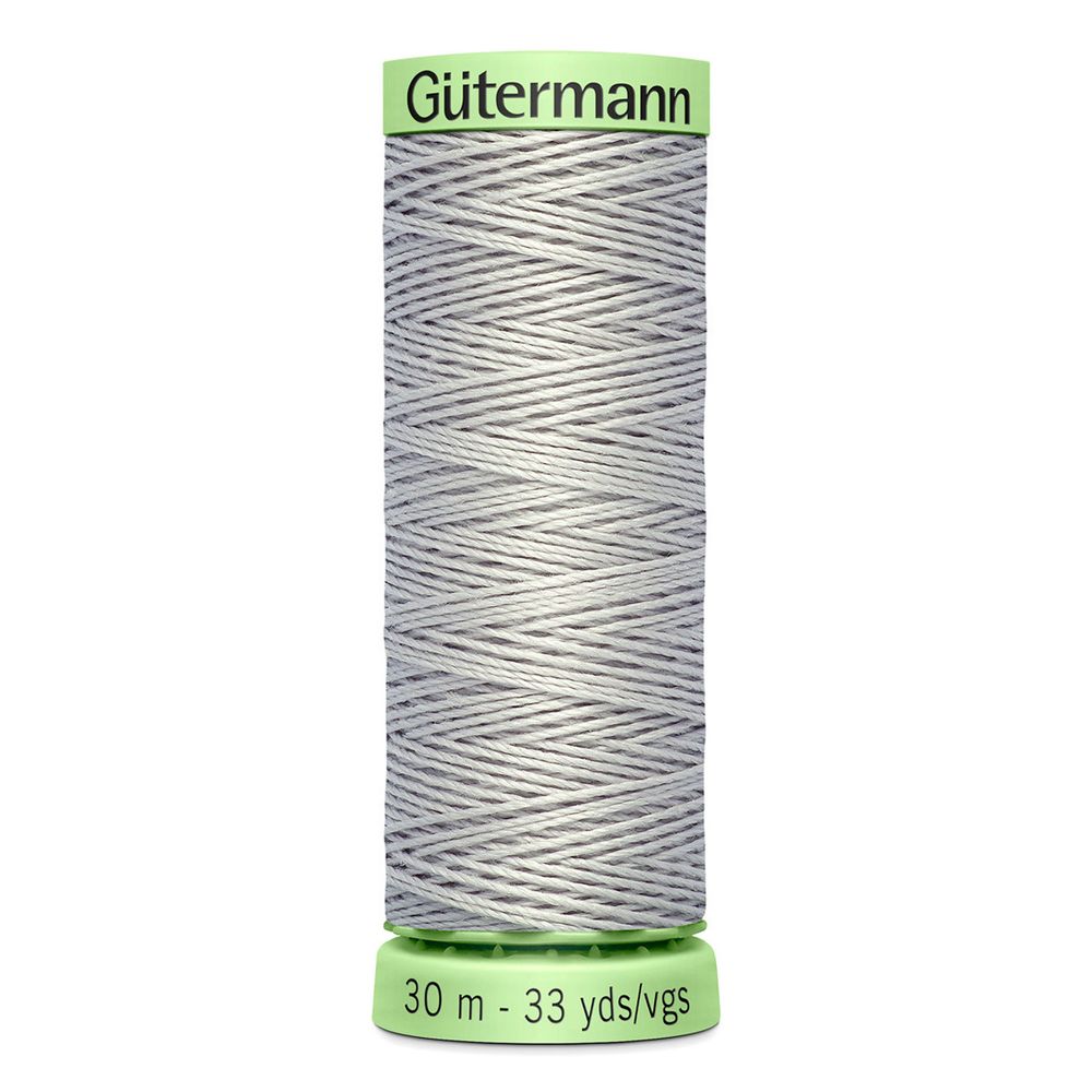 Нитки отделочные Gutermann Top Stitch 30 (30 метров), 5 кат. | 038 св.серый