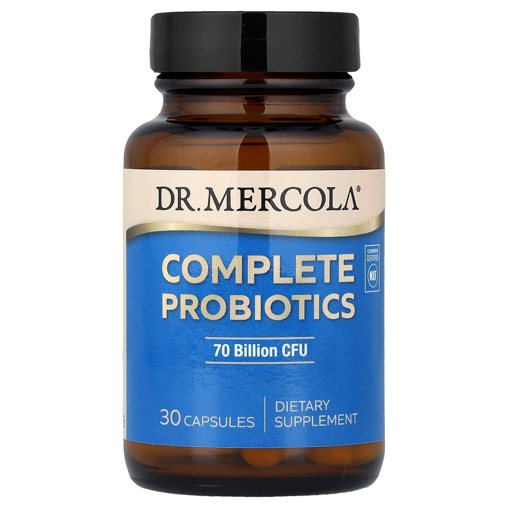 Dr. Mercola, комплекс пробиотиков, 30 капсул