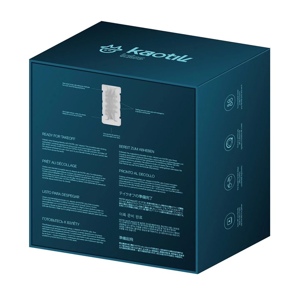 Автоматический интерактивный мастурбатор Kaotik Labs Jetpack App Control Rechargeable Masturbator