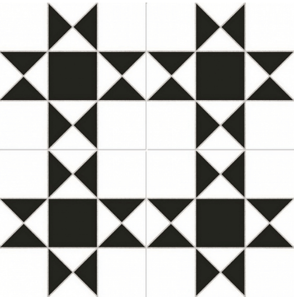 Dual Gres NiceKer Chic Cardiff White 45.2x45.2