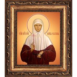 Мария Сохотская (Пошехонская) преподобноисповедница. Икона на холсте.