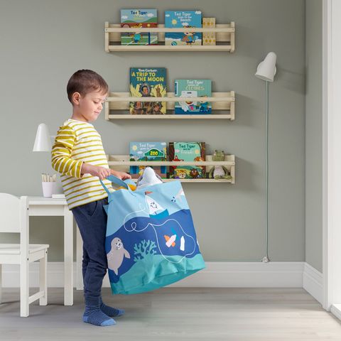 Сумка для хранения IKEA BLAVINGAD (БЛОВИНГАД), Разноцветный с рисунком