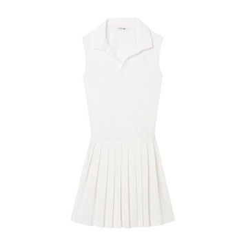 Теннисное платье Lacoste Ultra Dry Tennis Heritage with Liner - white
