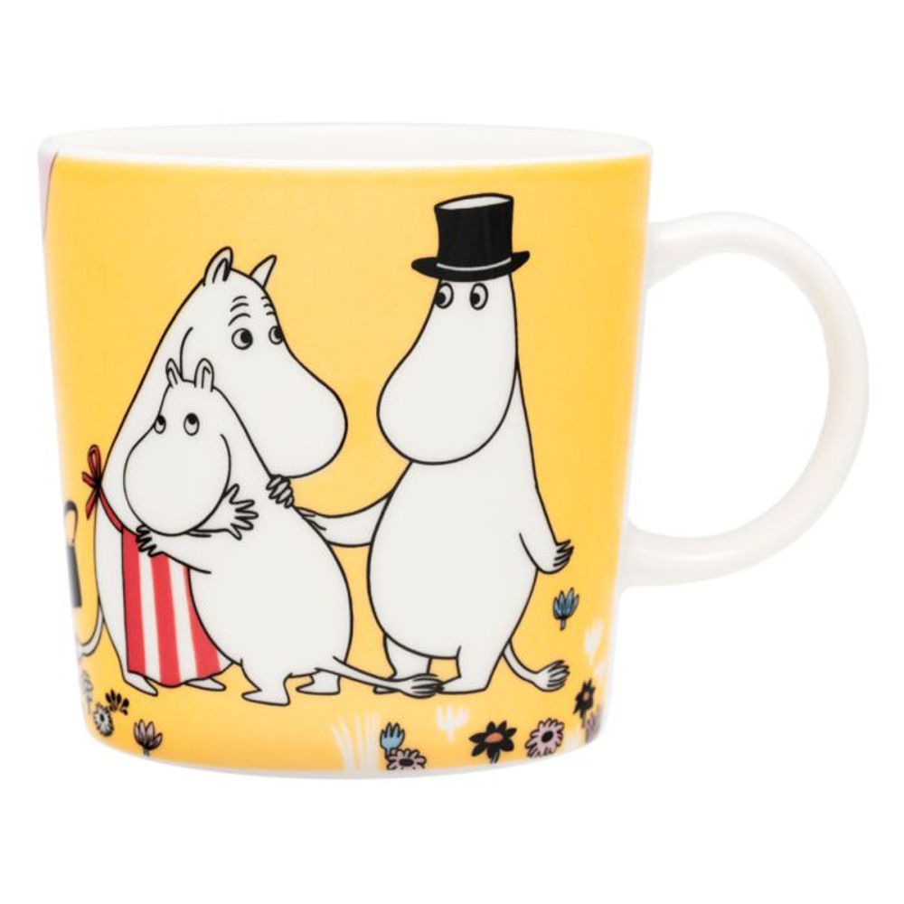 Кружка Moomin Arabia "Семья вместе", фарфор Vitro, 300 мл (из Финляндии)