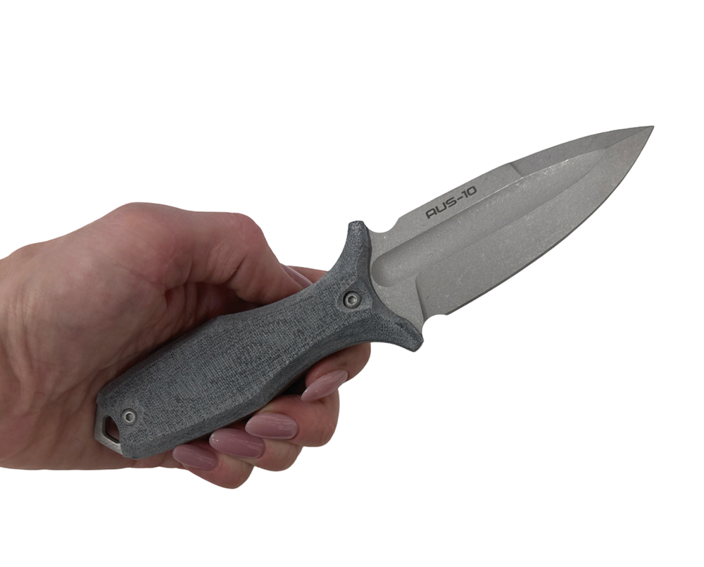 Нож NC Custom Grave SW, сталь AUS-10, Micarta