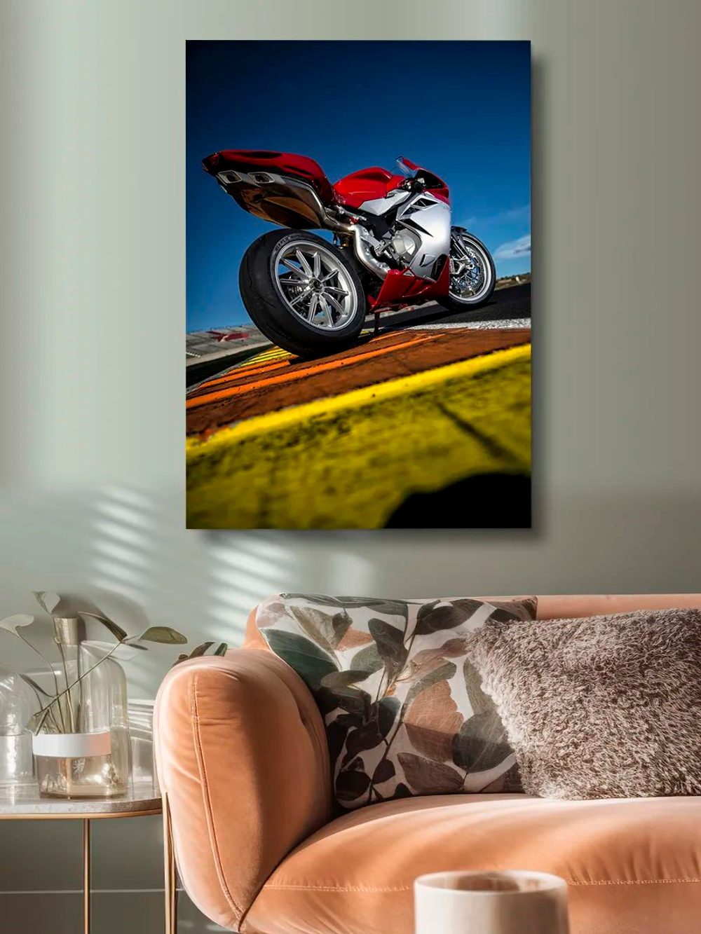 Картина "Ducati", для интерьера 50х70см 1шт.