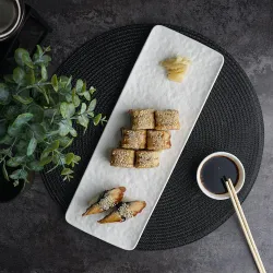 Блюдо прямоугольное 36*13 см h2 см White Matt Panasia P.L. Proff Cuisine [4]