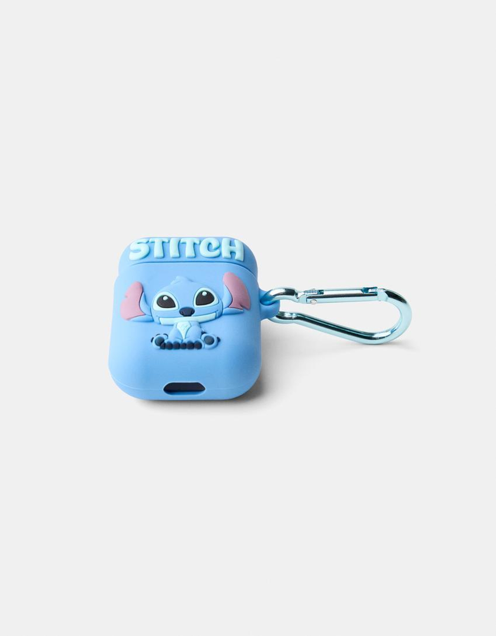 BERSHKA Чехол Lilo & Stitch для AirPods, синий