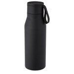 Ljungan Бутылка из нержавеющей стали объемом 500 мл с медной вакуумной изоляцией, ремешком и крышкой из искусственной кожи