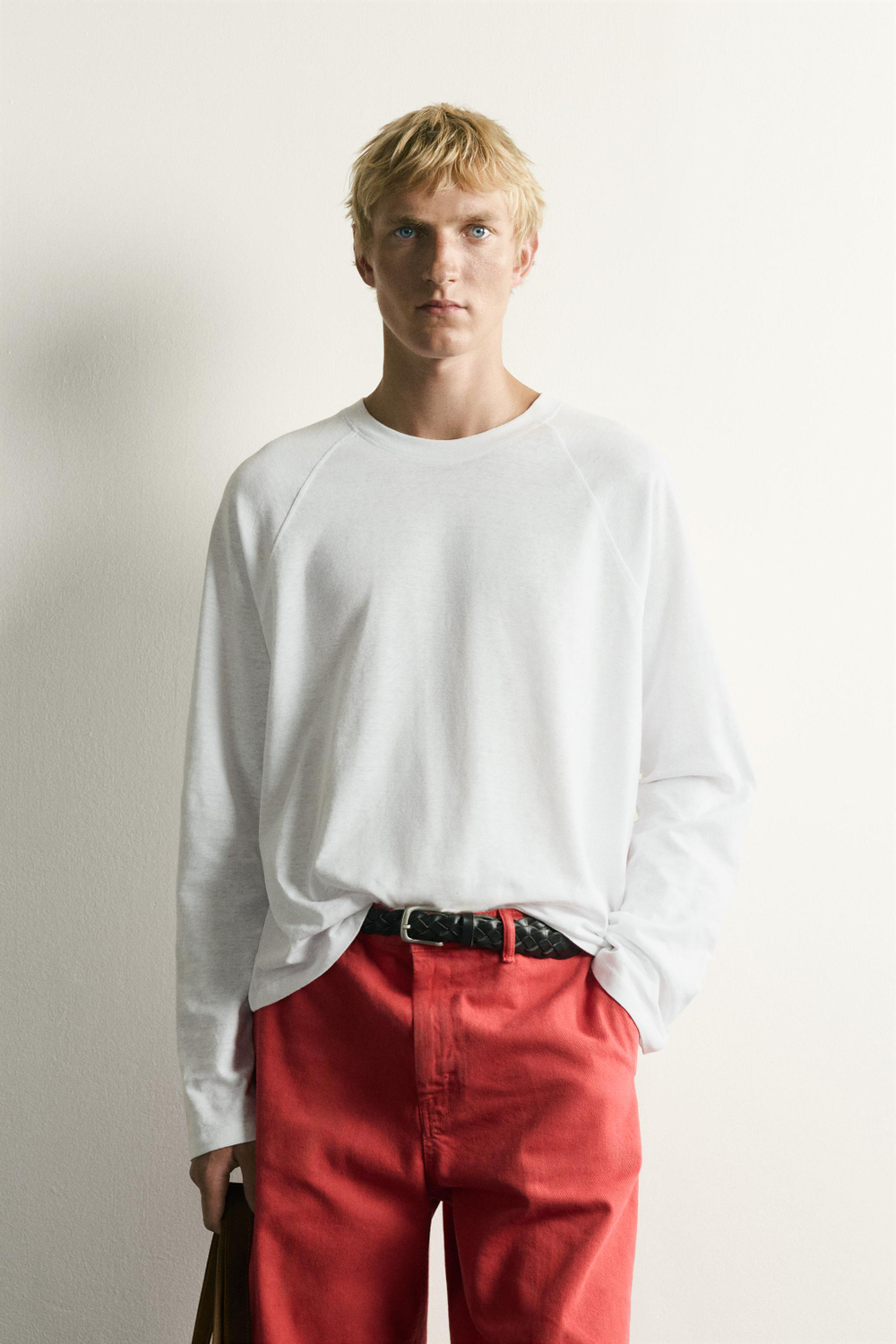 ФУТБОЛКА COLOR BLOCK ИЗ ХЛОПКА И ЛЬНА — ZARA · 6264/301
