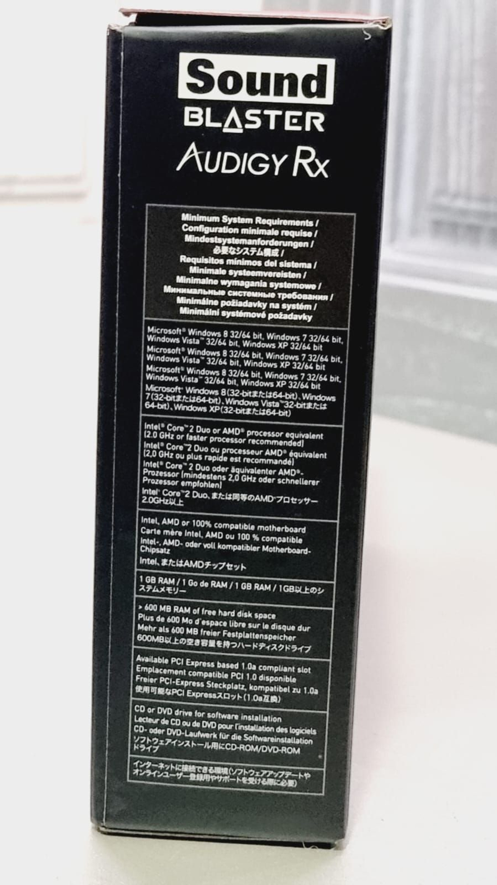 Звуковая карта Creative Sound Blaster Audigy RX для шины PCIe