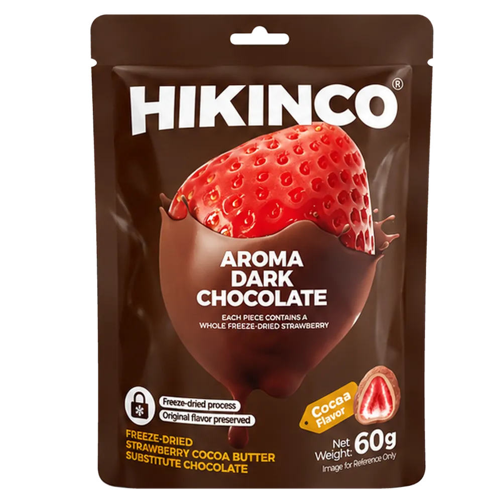 Клубника сублимированная в глазури со вкусом какао, 60 г
