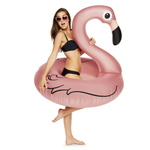 Круг надувной flamingo rose gold