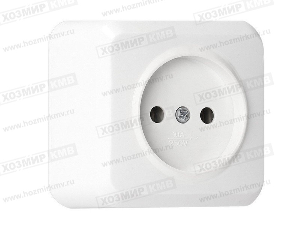 (SBE-03w-10-S1-N-c) ЮПИТЕР розетка 1м без заземления наружняя установка