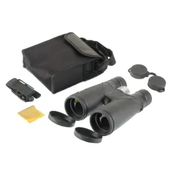 Бинокль Veber Sputnik Zoom 10–20x50 с чехлом, крышками, салфеткой