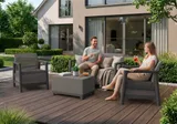 Keter Комплект мебели Сканди (Scandi Linea 2 Seater Set) графит — фото 6