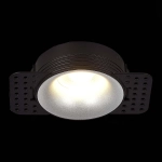 ST218.418.01 Св-к встр. Черный GU10 1*50W IP20 D85xH30 165-265V Без ламп