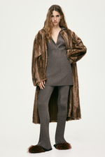 Брюки в резинку с металлизированной нитью - H&M