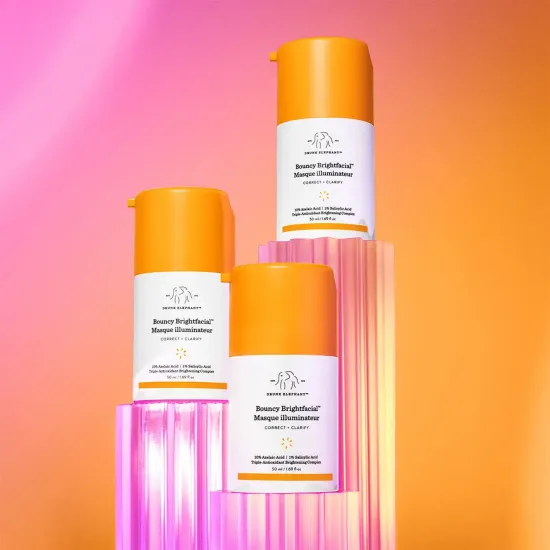 Drunk Elephant Bouncy Brightfacial Brightening Mask Несмываемая осветляющая маска