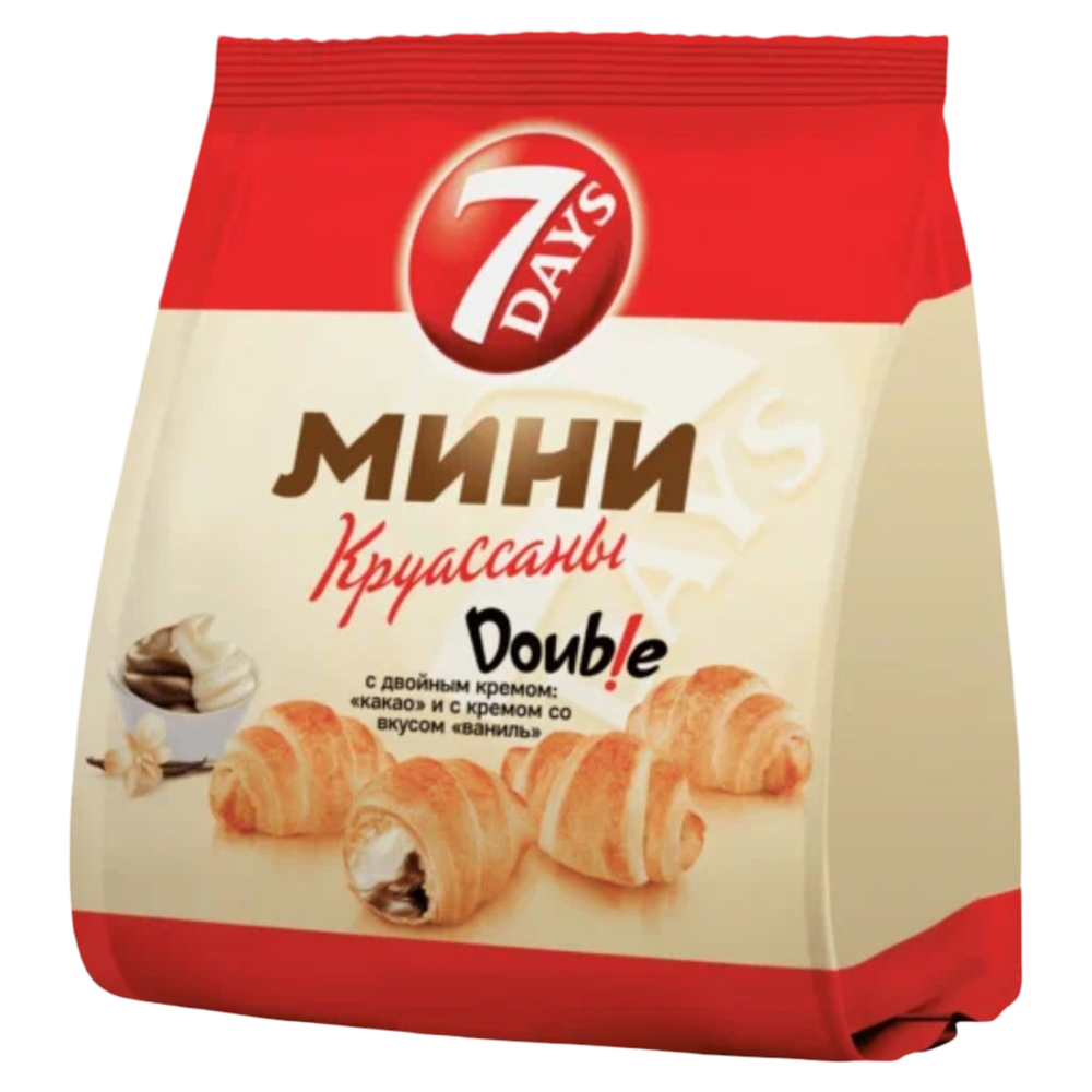 Круассаны Мини 7 Days Какао ваниль 265г